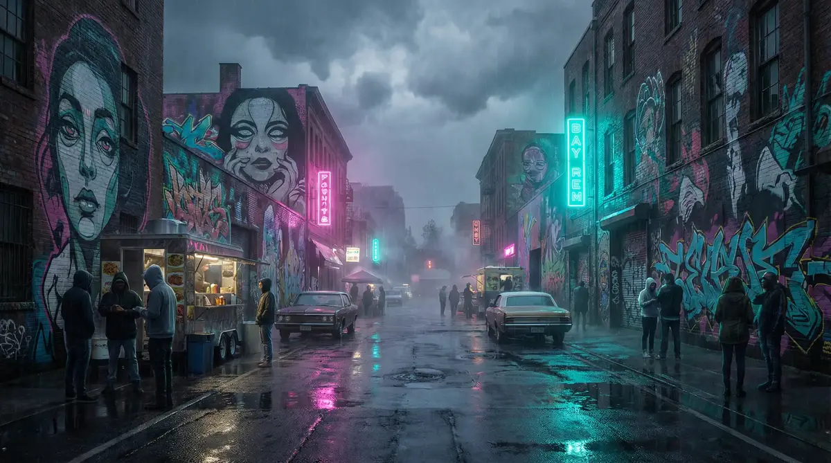 开苞 - 雨夜壁画街